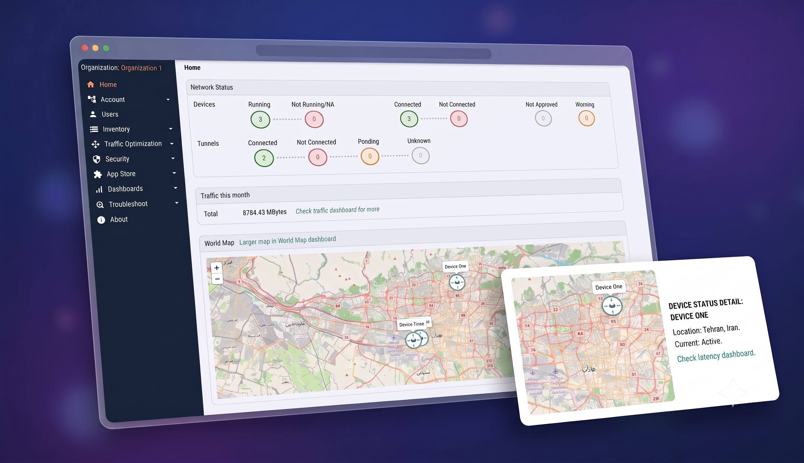 SD-WAN Dashboard